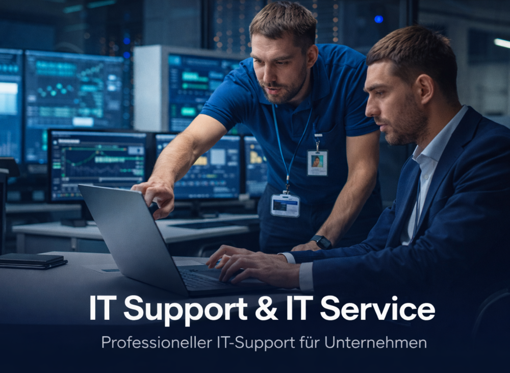 IT Service in Bonn – IT Techniker hilft bei Computerproblemen im Büro