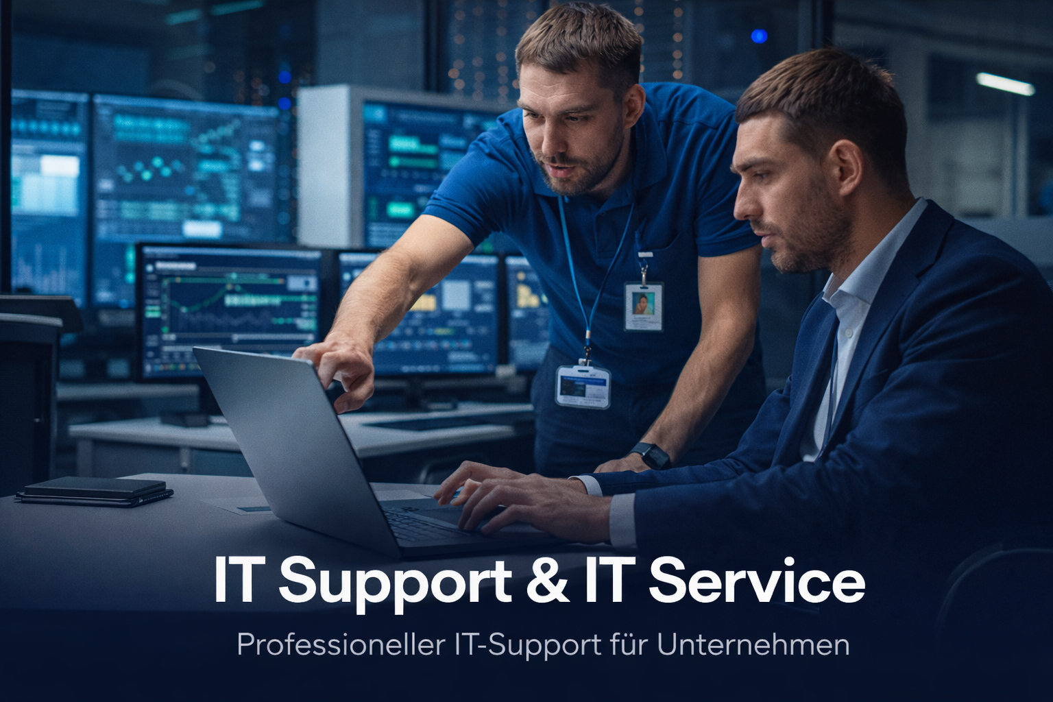 IT Service in Bonn – IT Techniker hilft bei Computerproblemen im Büro