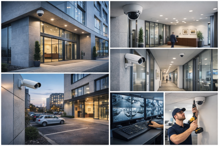 Videoüberwachung für Bürogebäude